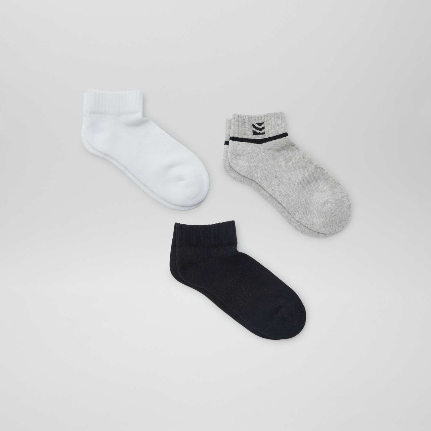 Medias cortos de deporte BLANCO