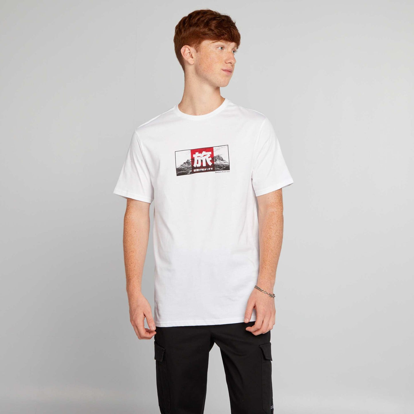 Camiseta estampada BLANCO