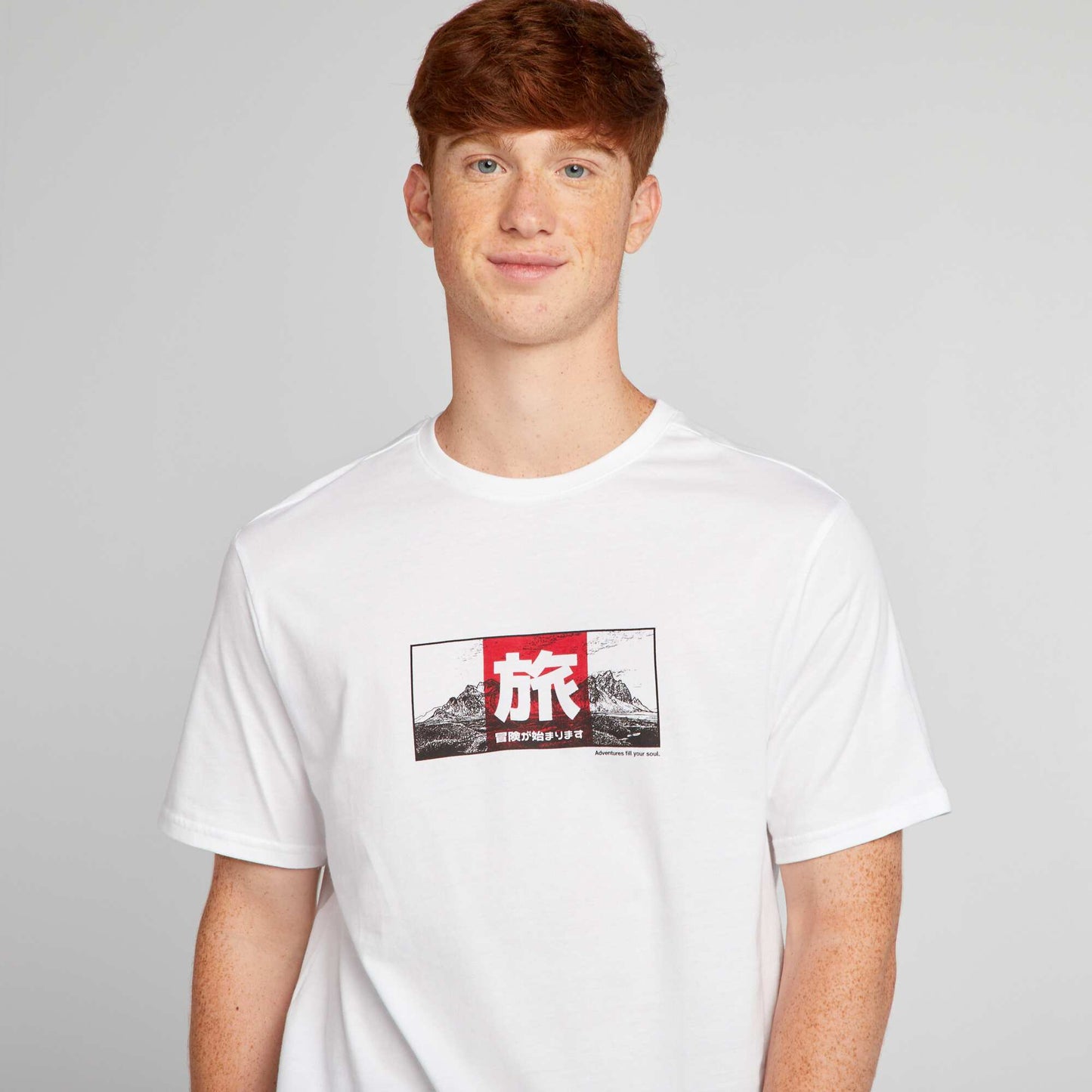 Camiseta estampada BLANCO