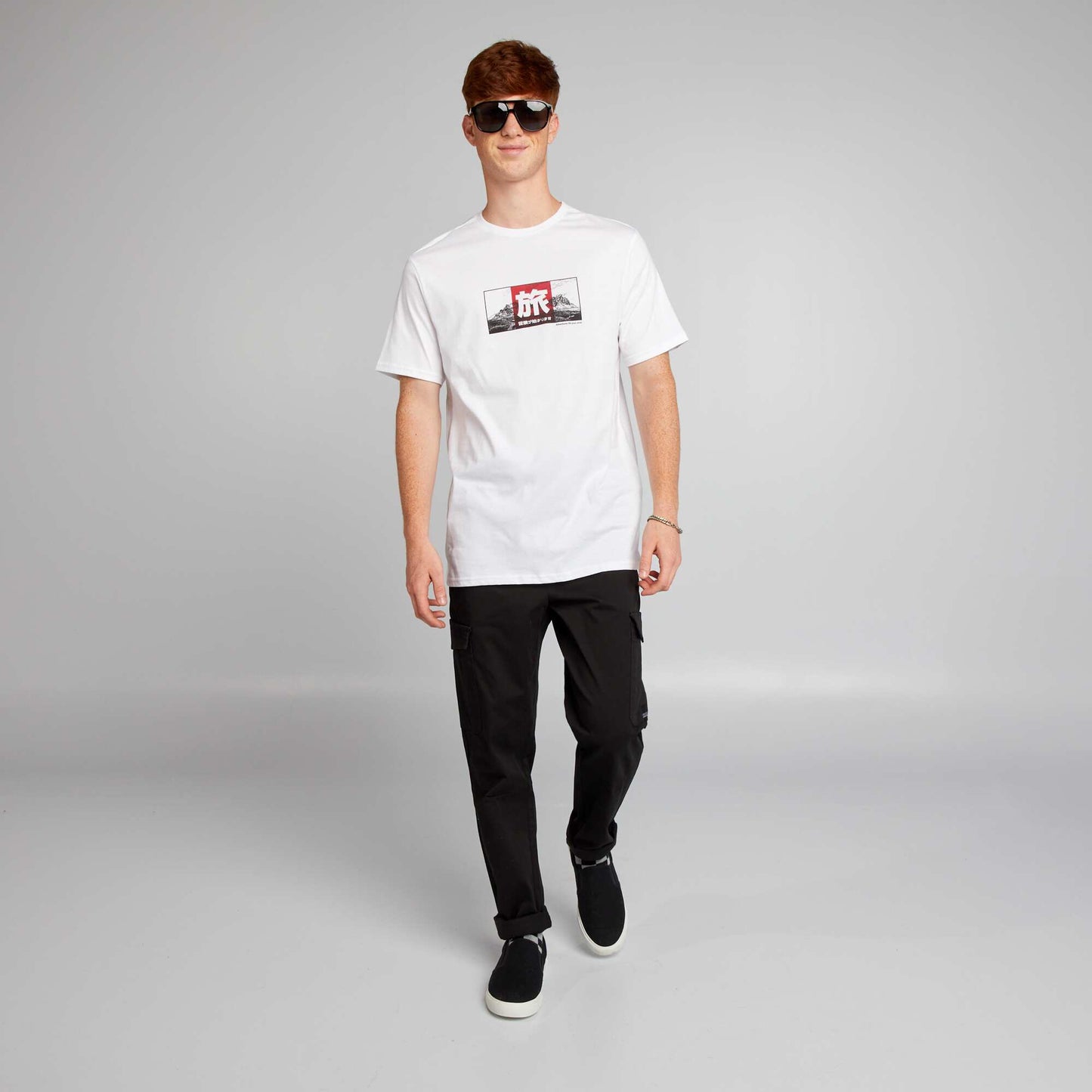 Camiseta estampada BLANCO