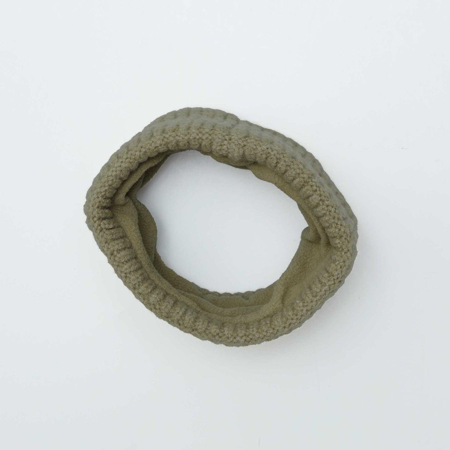 Conjunto de gorro + braga de forro polar VERDE