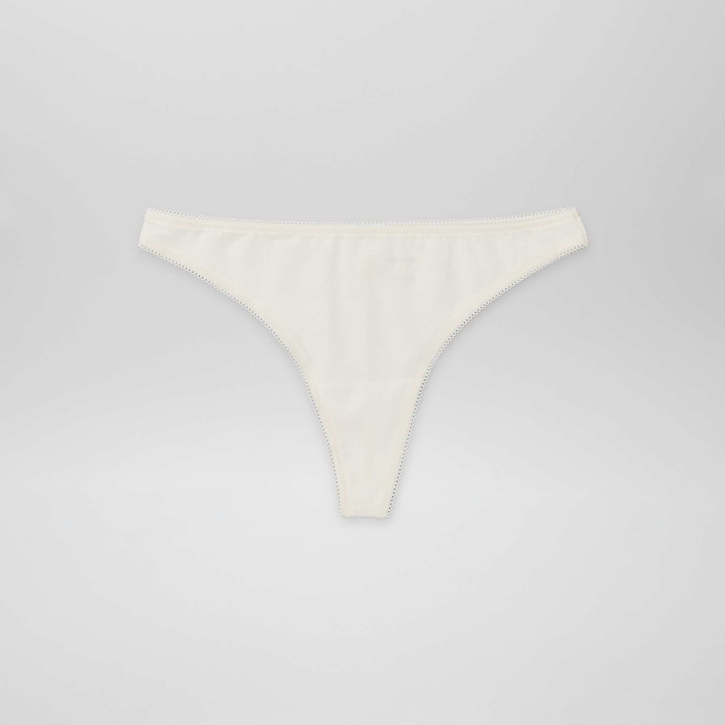 Pack de 3 braguitas brasileñas de algodón BEIGE