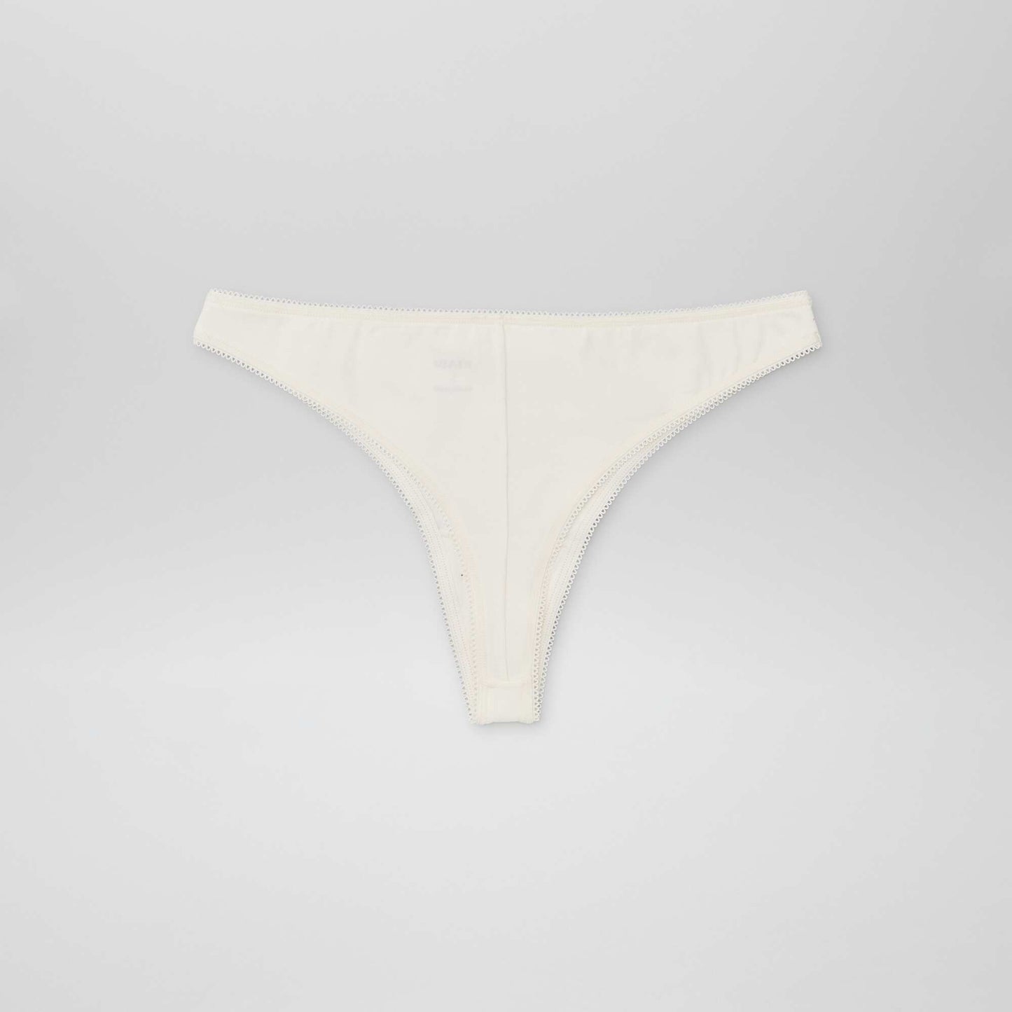 Pack de 3 braguitas brasileñas de algodón BEIGE