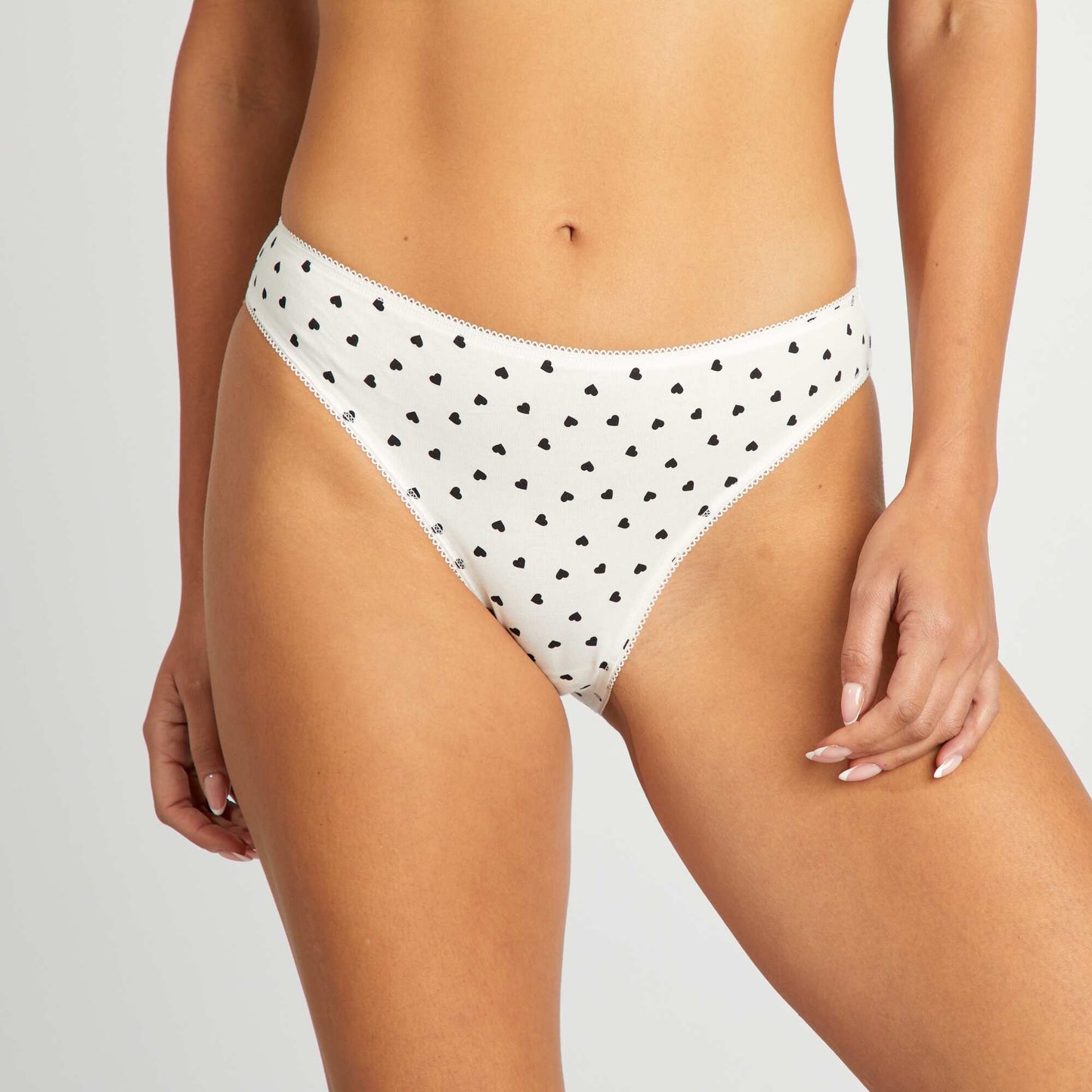 Pack de de 3 braguitas de algodón BLANCO