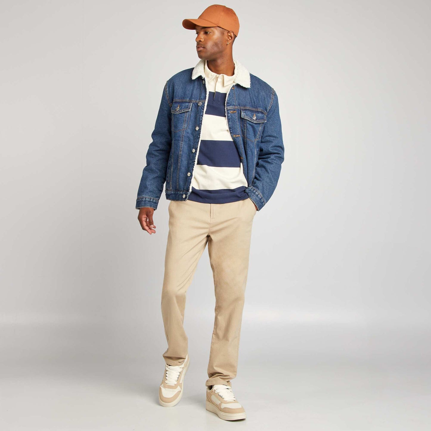 Pantalón chino slim BEIGE