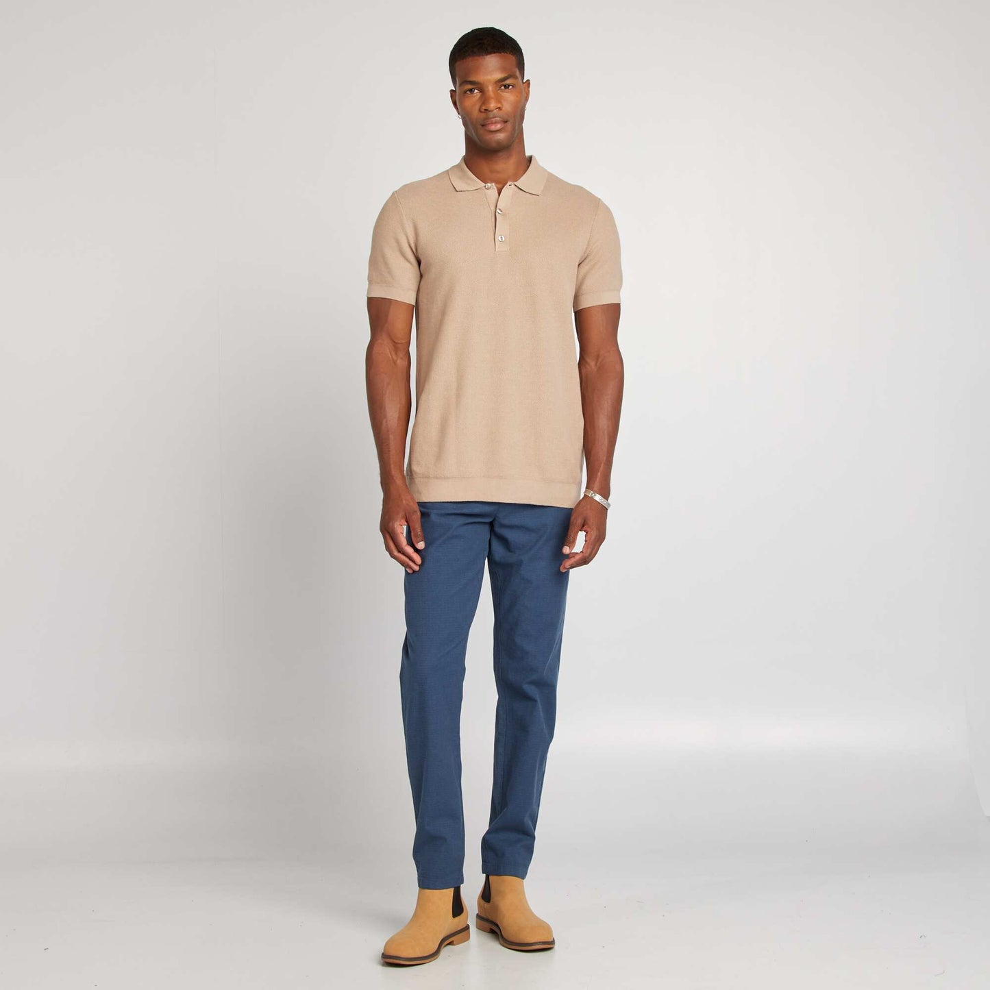 Pantalón chino slim AZUL