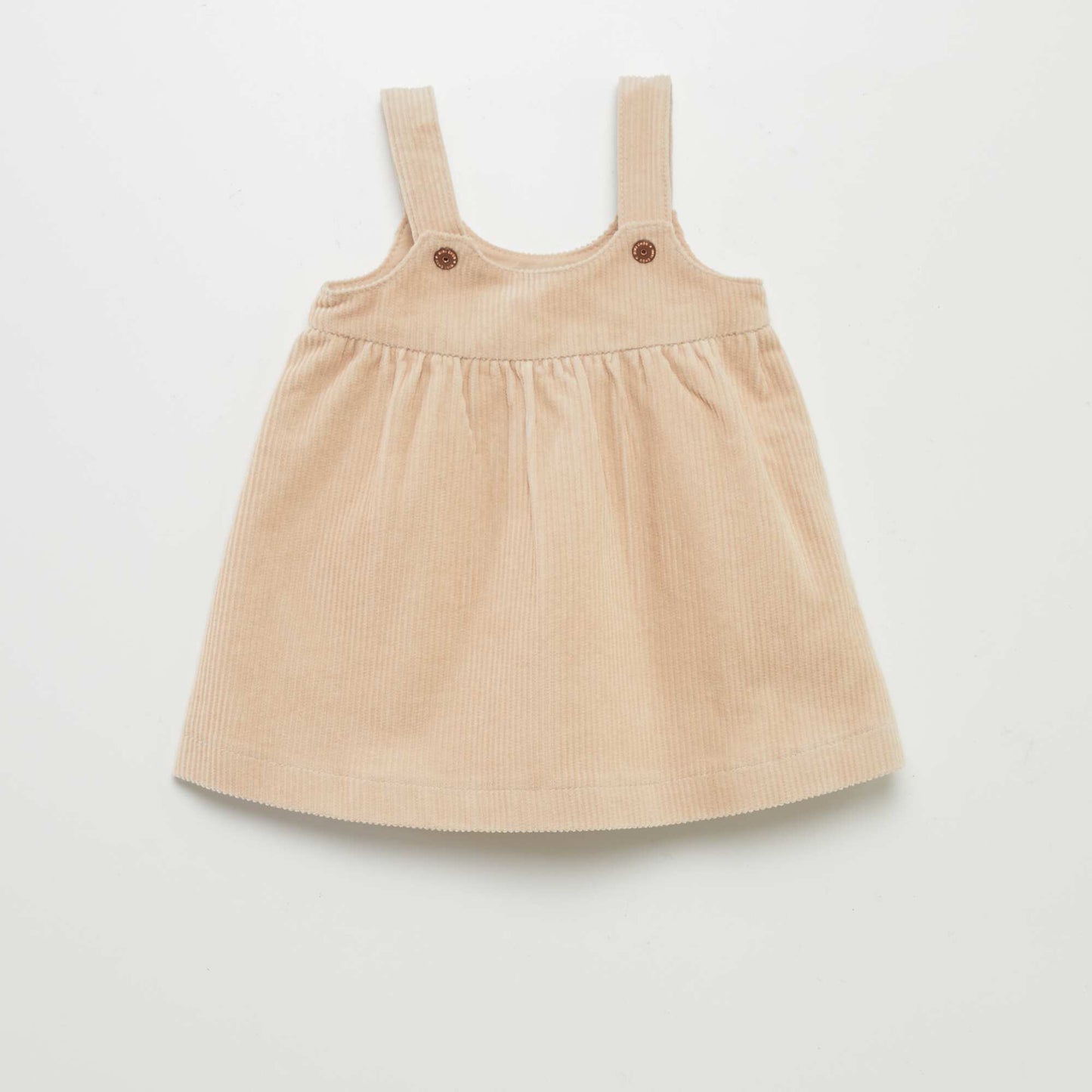 Vestido de pana BEIGE