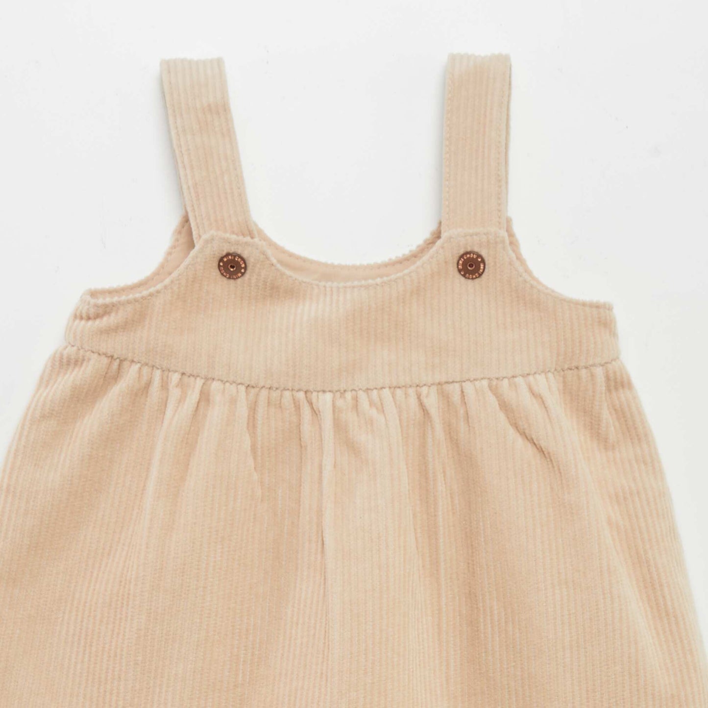 Vestido de pana BEIGE