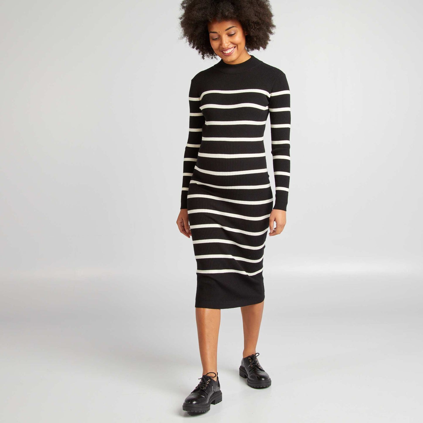 Vestido largo maternidad NEGRO