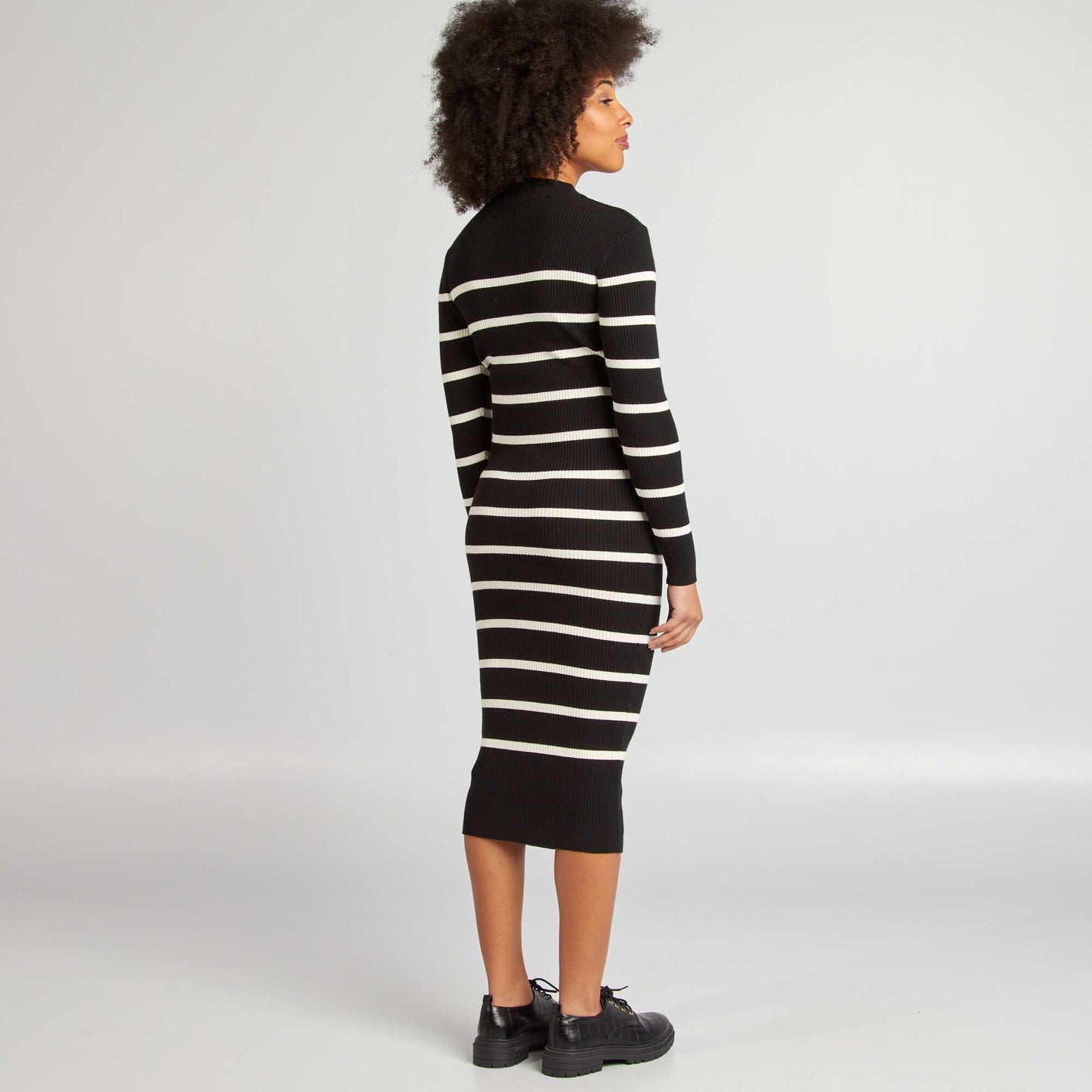 Vestido largo maternidad NEGRO