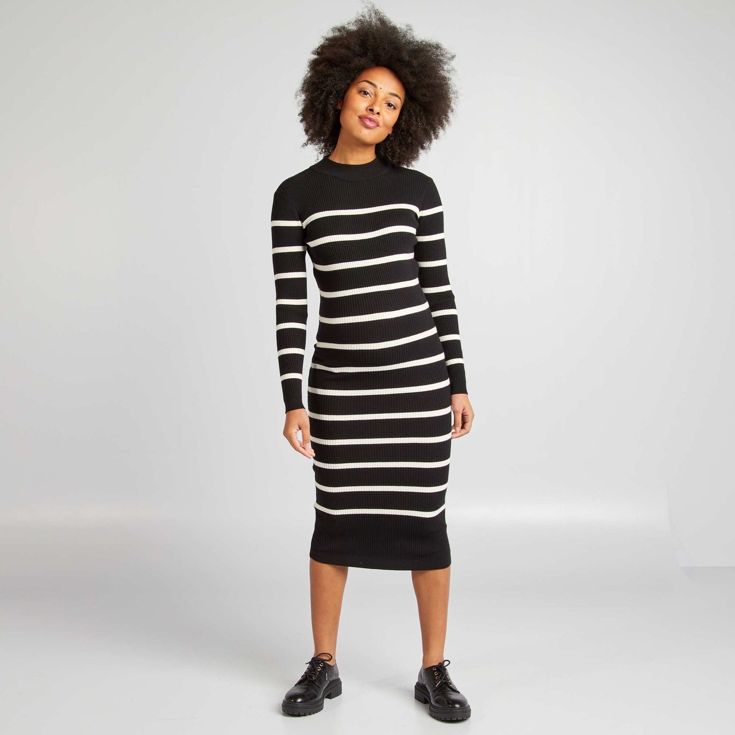 Vestido largo maternidad NEGRO