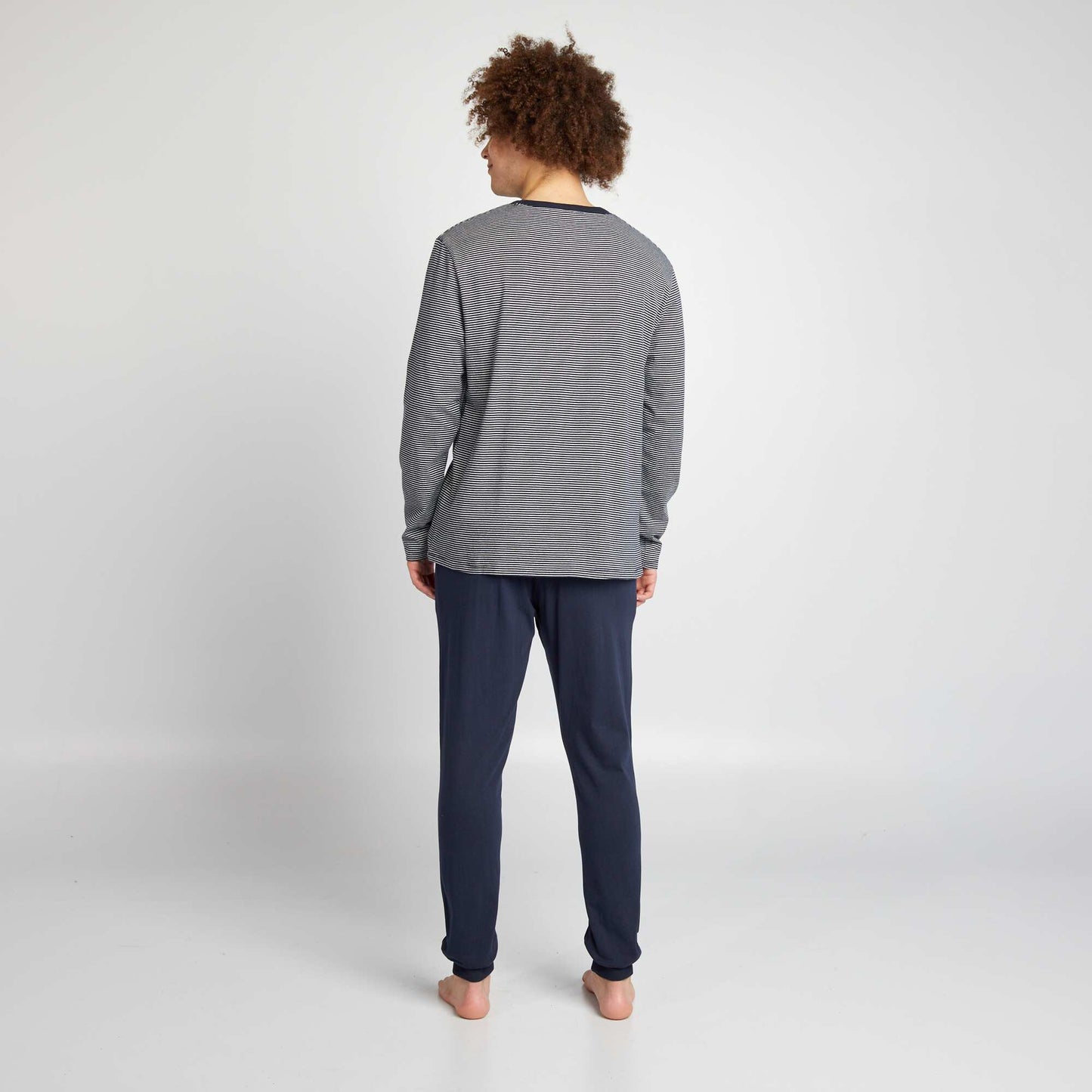 Conjunto de pijama largo - 2 piezas AZUL