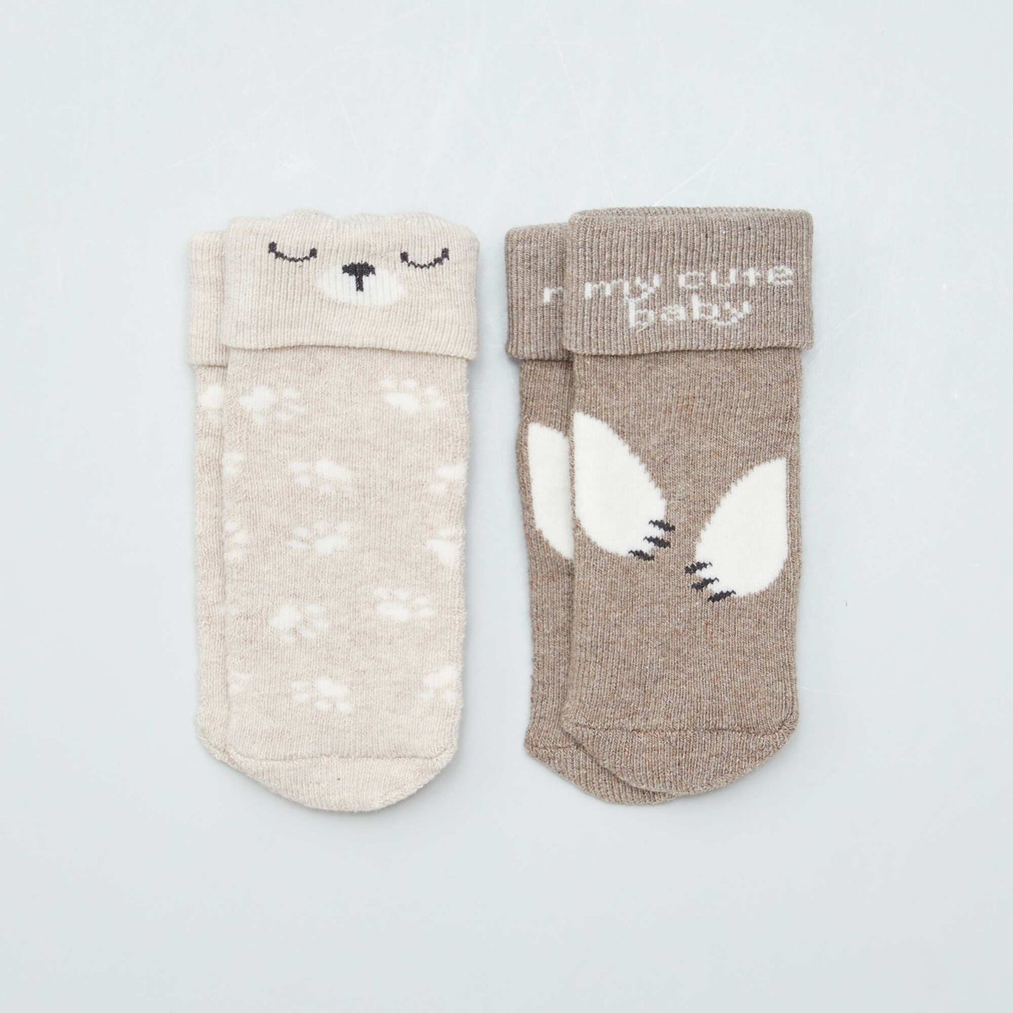 Pack de 2 pares de medias GRIS