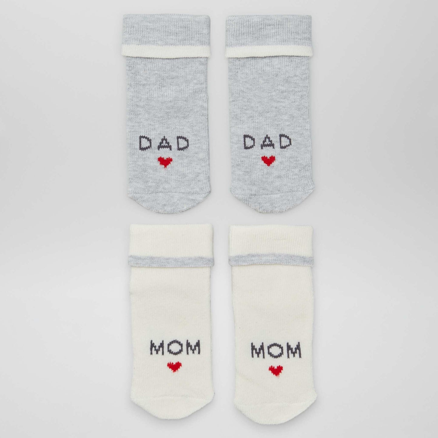 Pack de 2 pares de medias GRIS