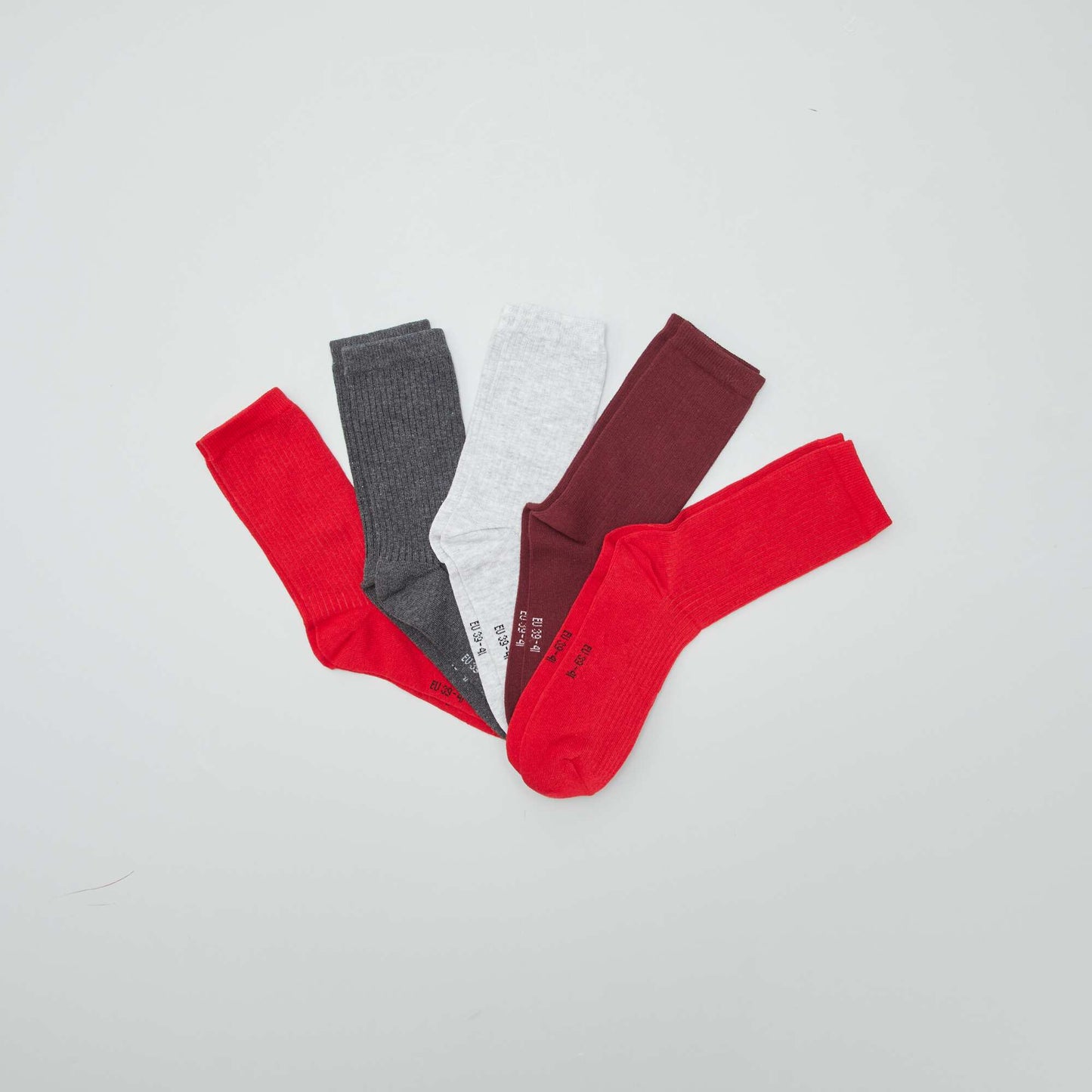 Pack de 5 pares de medias PURPURA