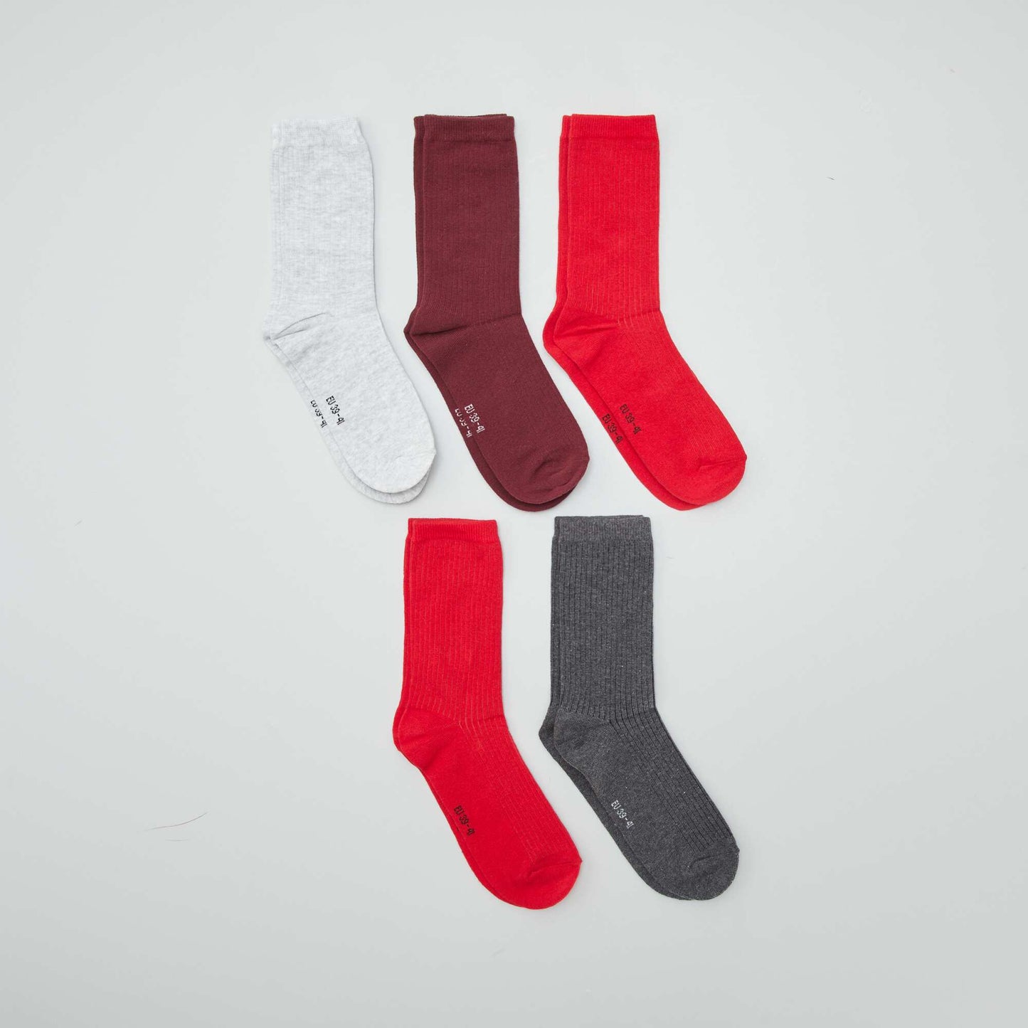 Pack de 5 pares de medias PURPURA