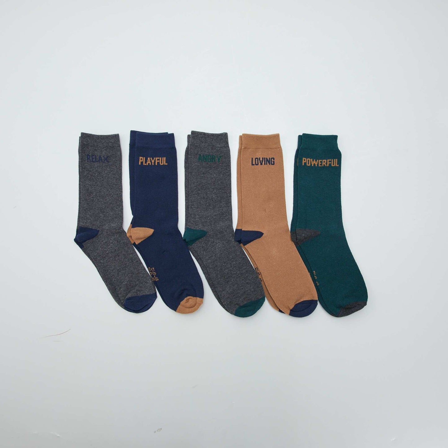 Medias largos de punto - Pack de 5 GRIS