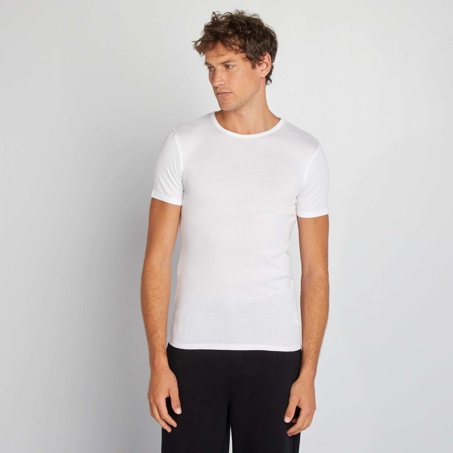 Pack de 2 camisetas básicas blanco