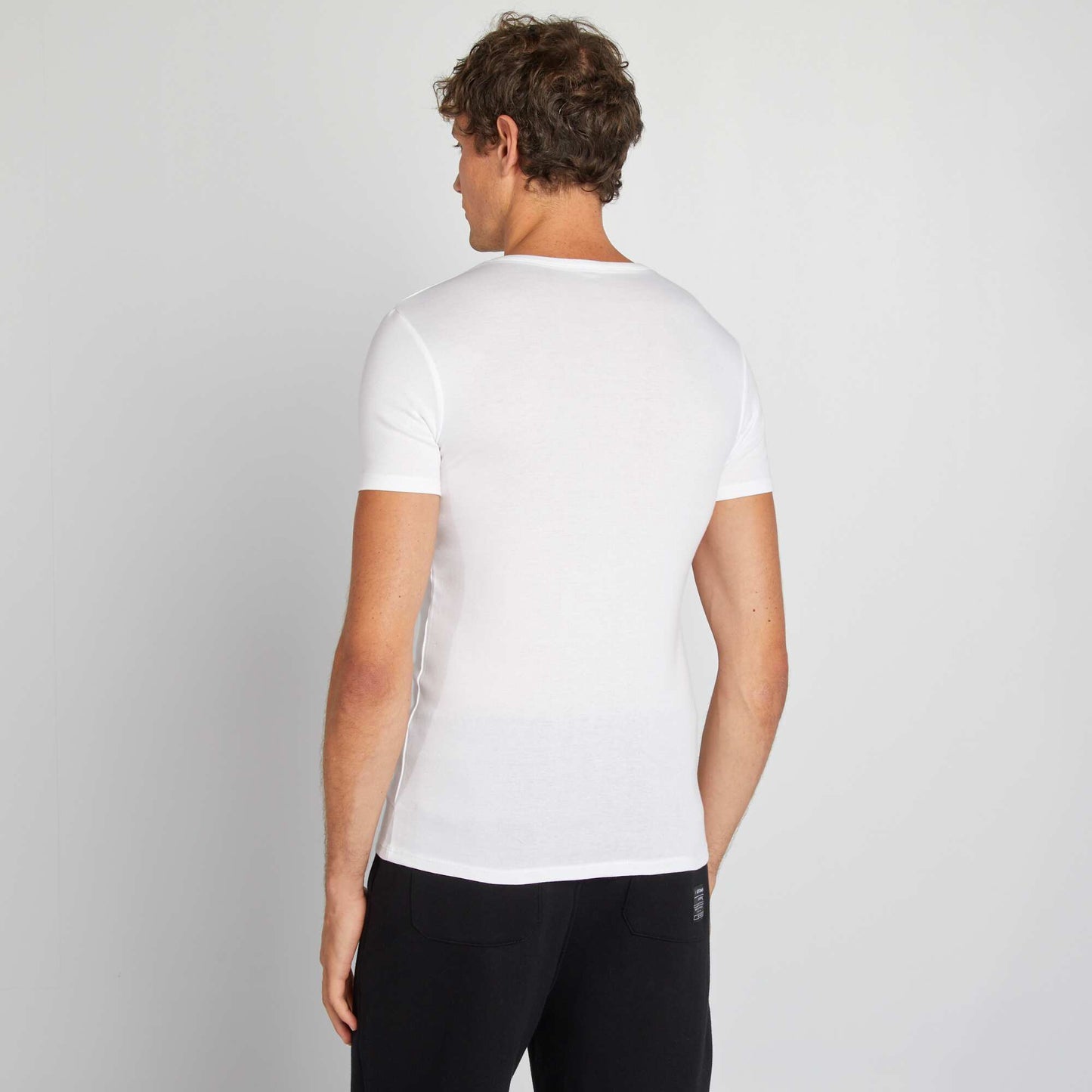 Pack de 2 camisetas básicas blanco