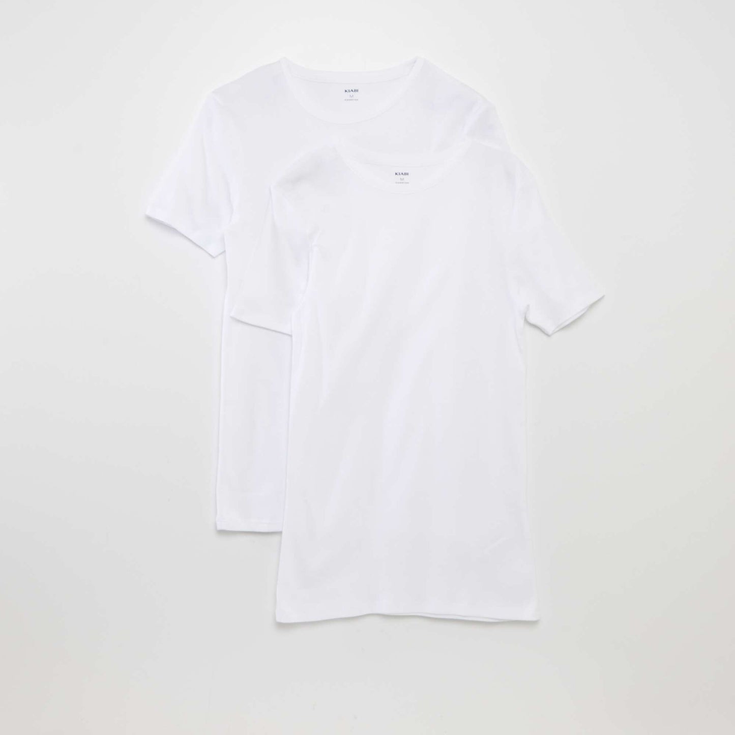 Pack de 2 camisetas básicas blanco