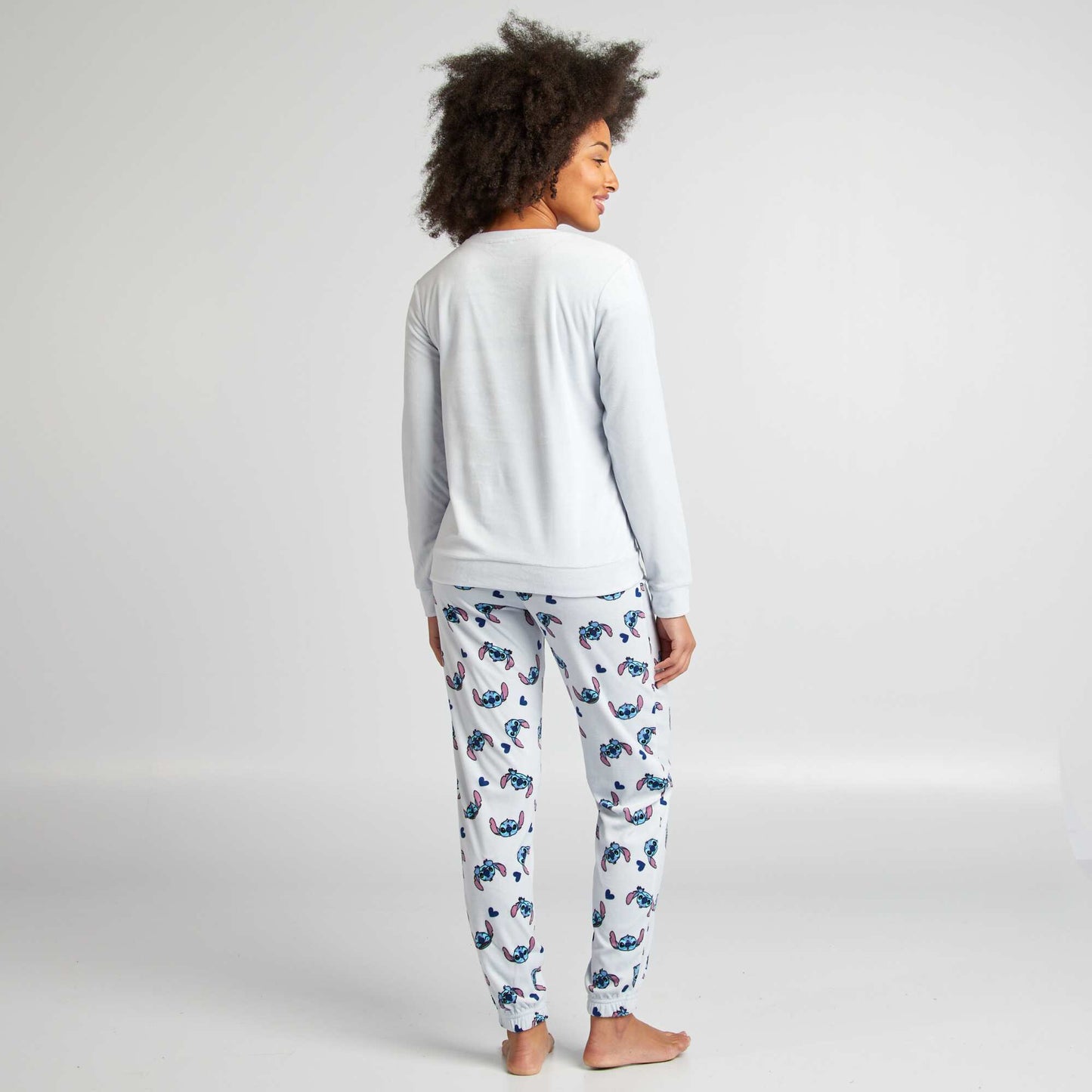 Pijama polar de 2 piezas 'Stitch' AZUL