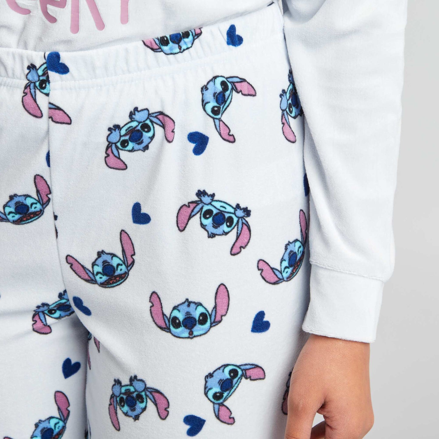 Pijama polar de 2 piezas 'Stitch' AZUL