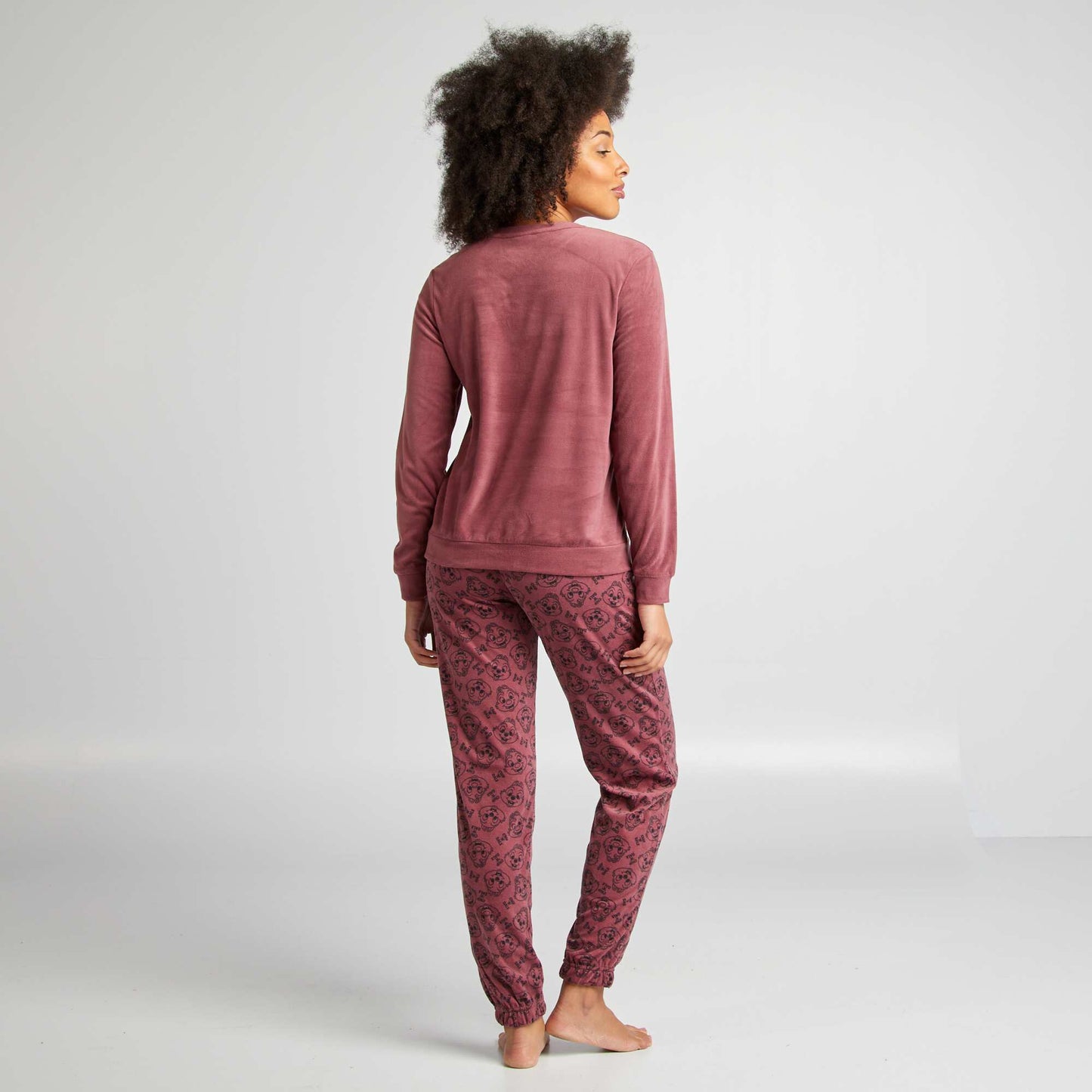 Pijama polar de 2 piezas 'Chip y Chop' ROSA