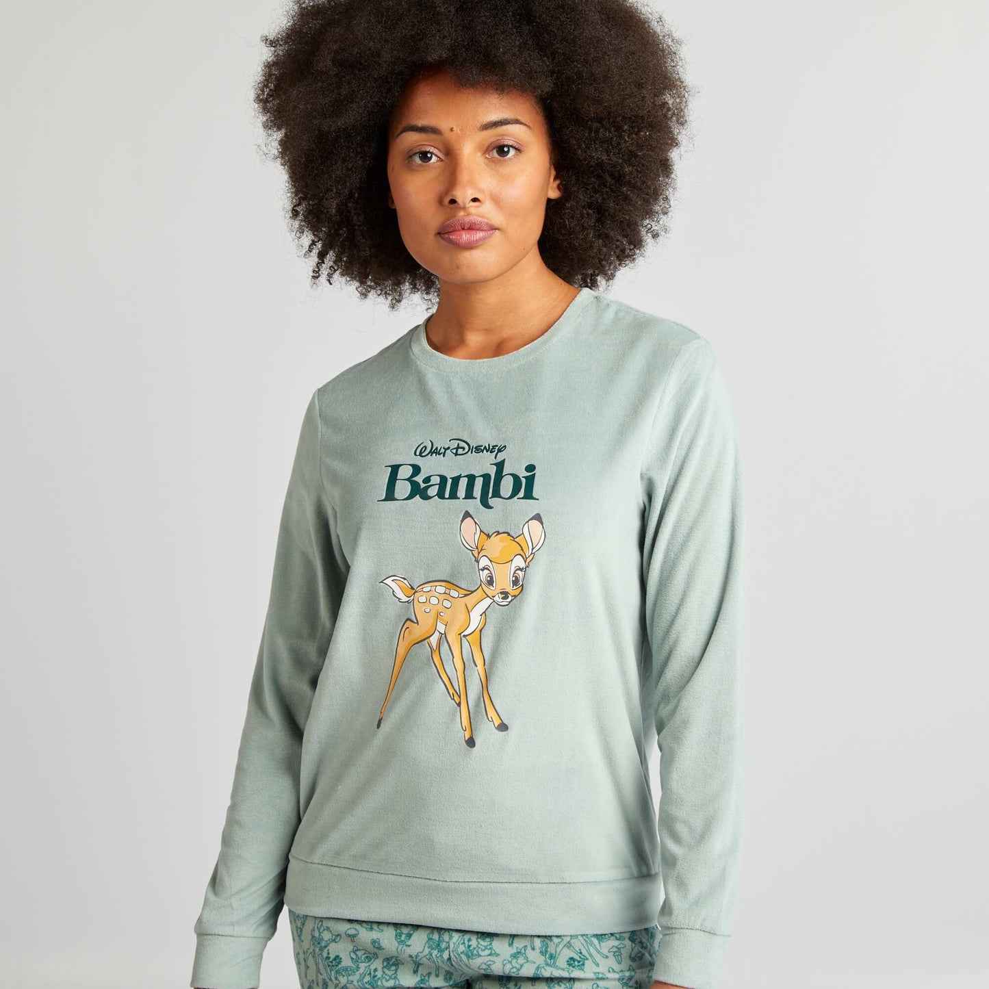 Pijama polar de 2 piezas 'Bambi' VERDE