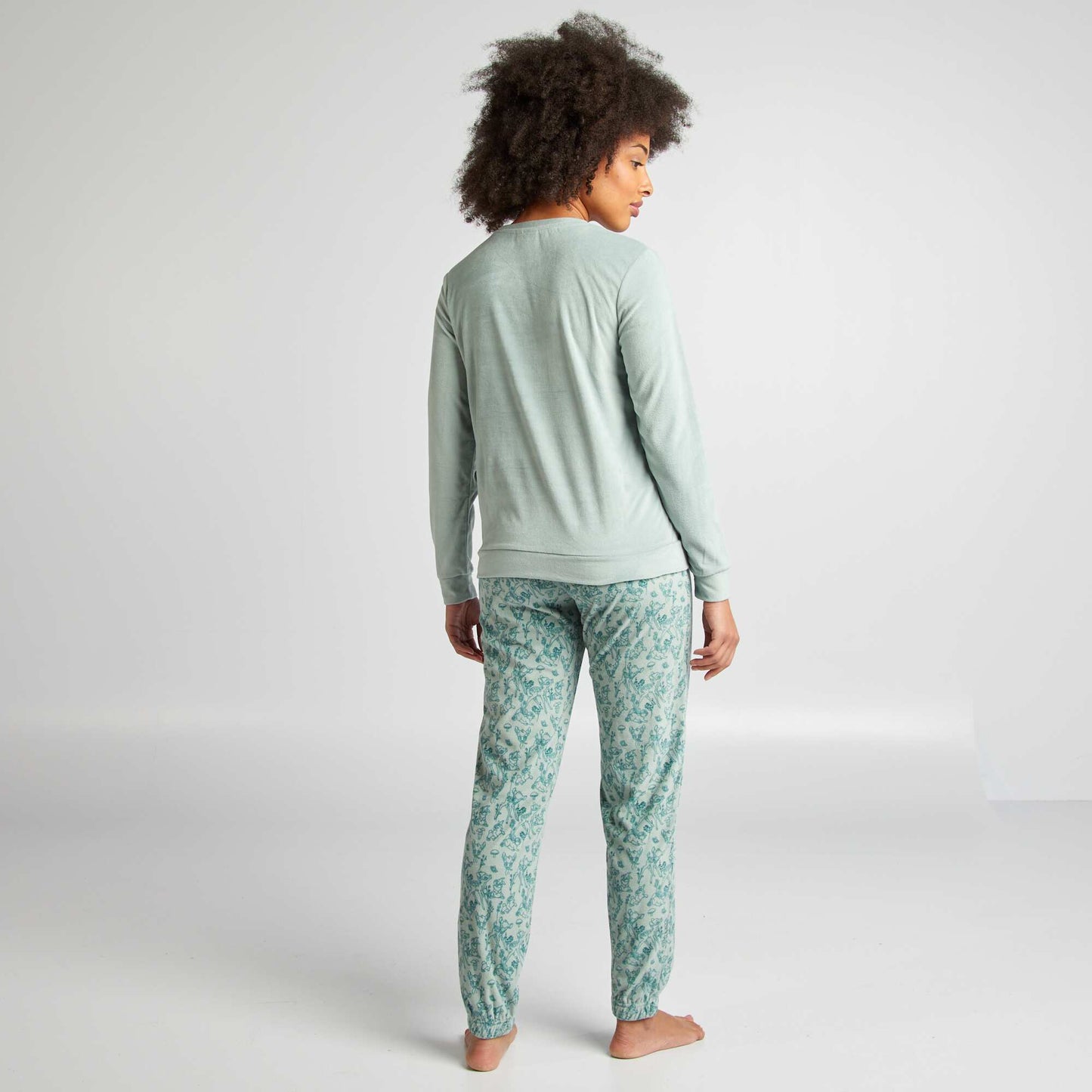 Pijama polar de 2 piezas 'Bambi' VERDE