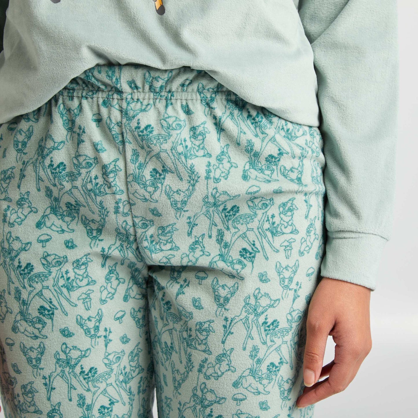 Pijama polar de 2 piezas 'Bambi' VERDE