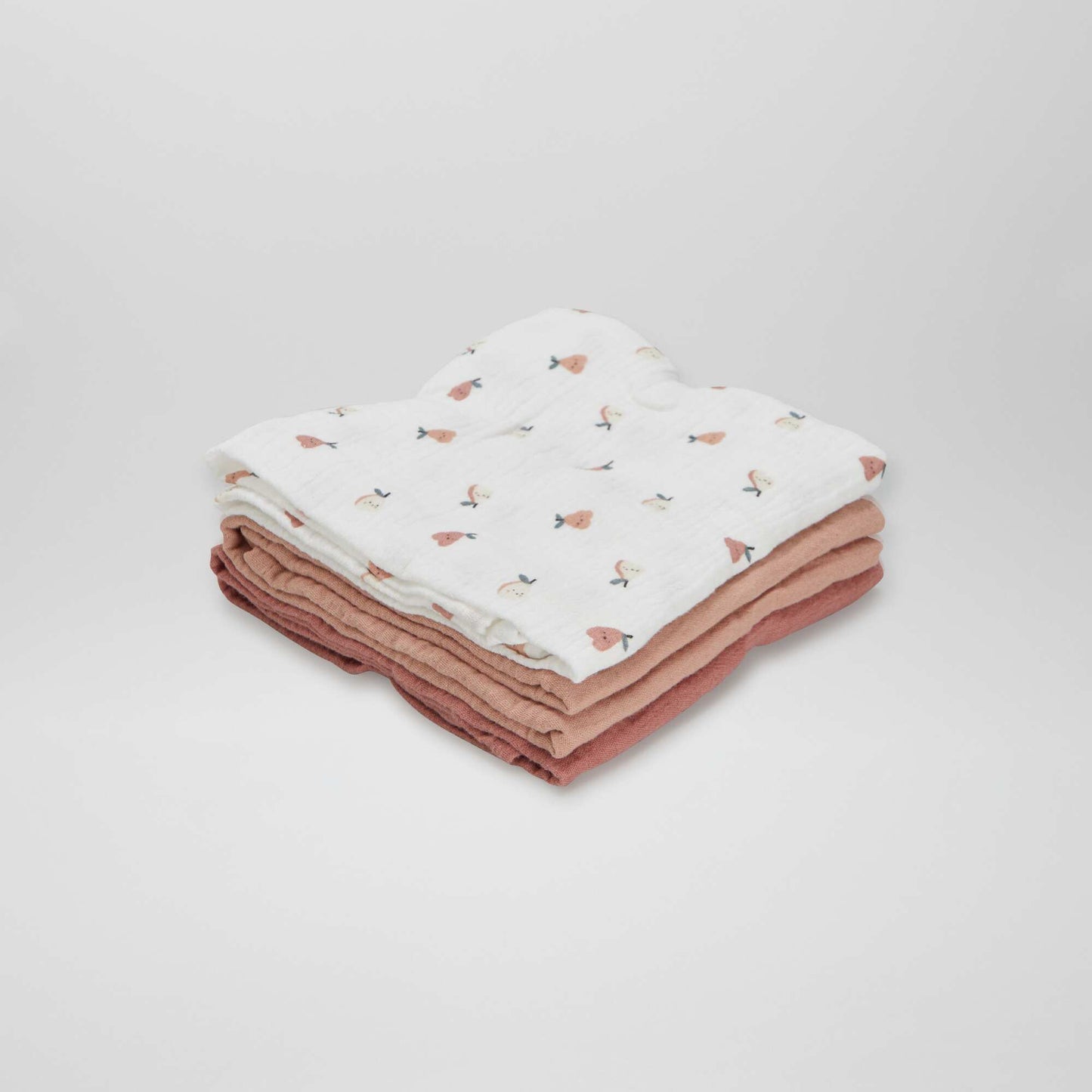 Pack de 3 muselinas para bebé BLANCO