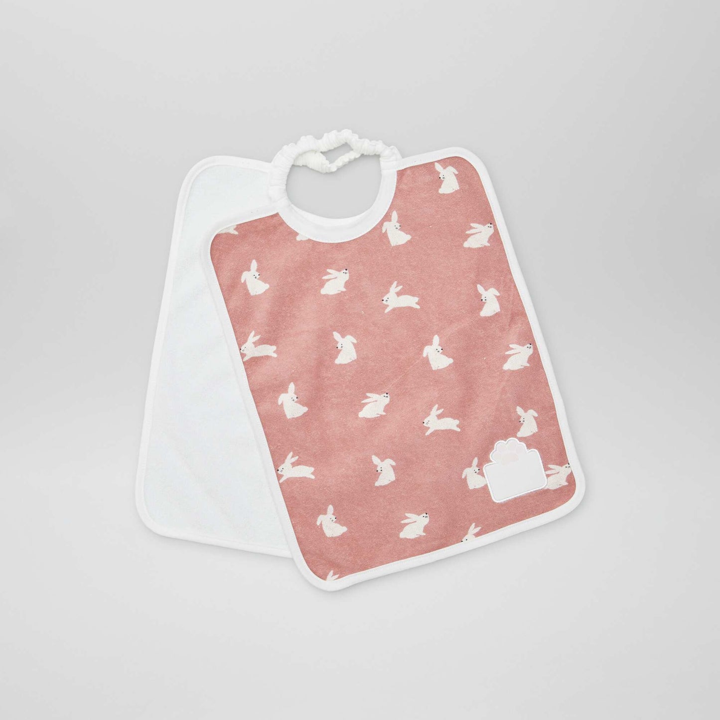 Pack de 2 baberos de rizo ROJO