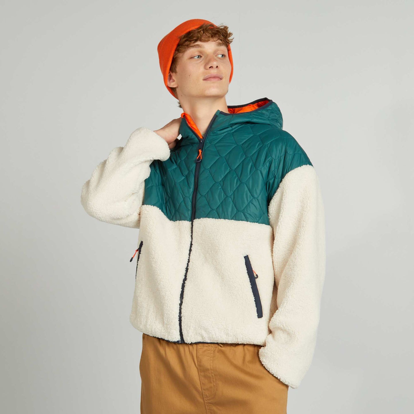 Campera de borreguito VERDE