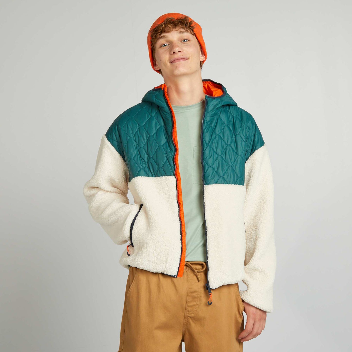 Campera de borreguito VERDE