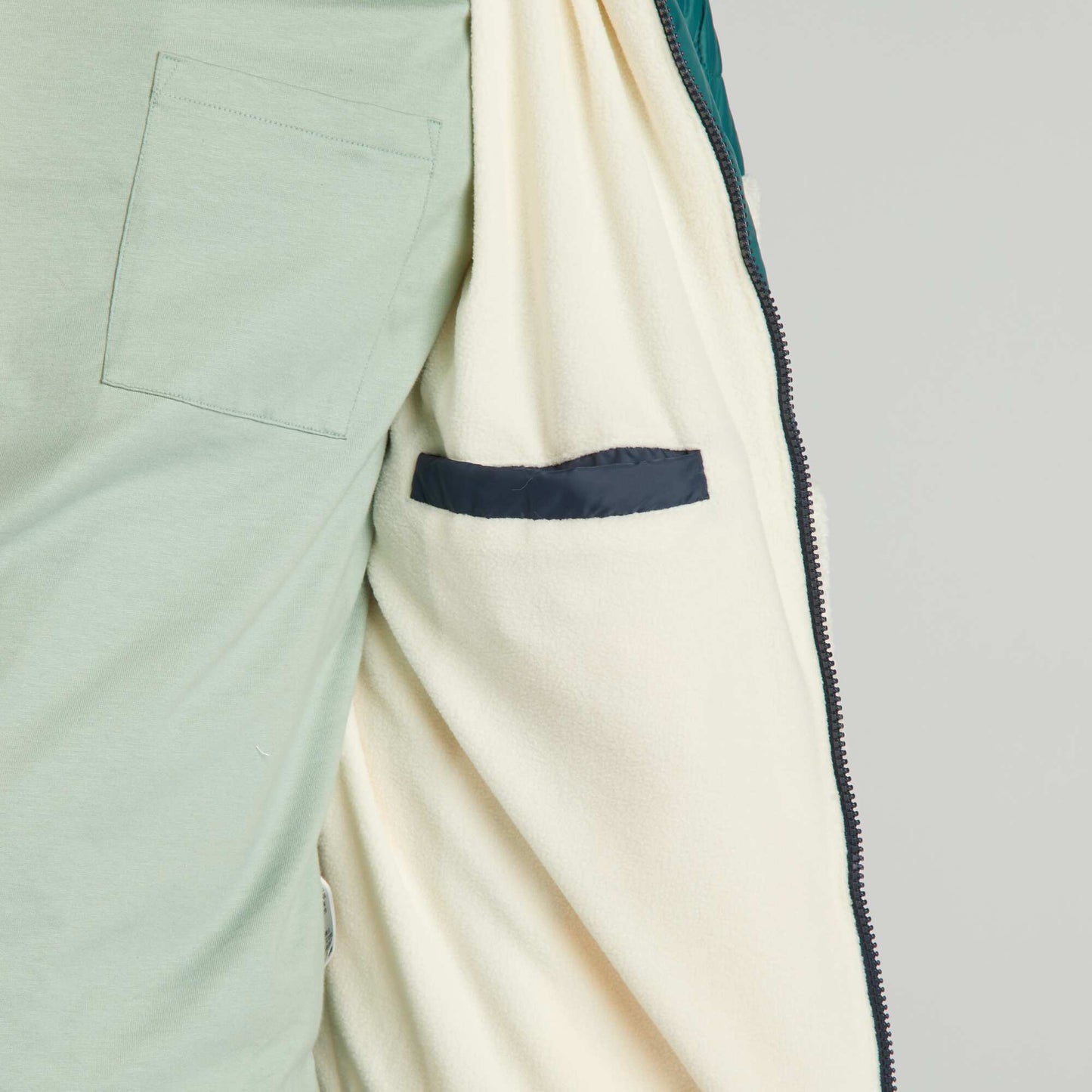 Campera de borreguito VERDE