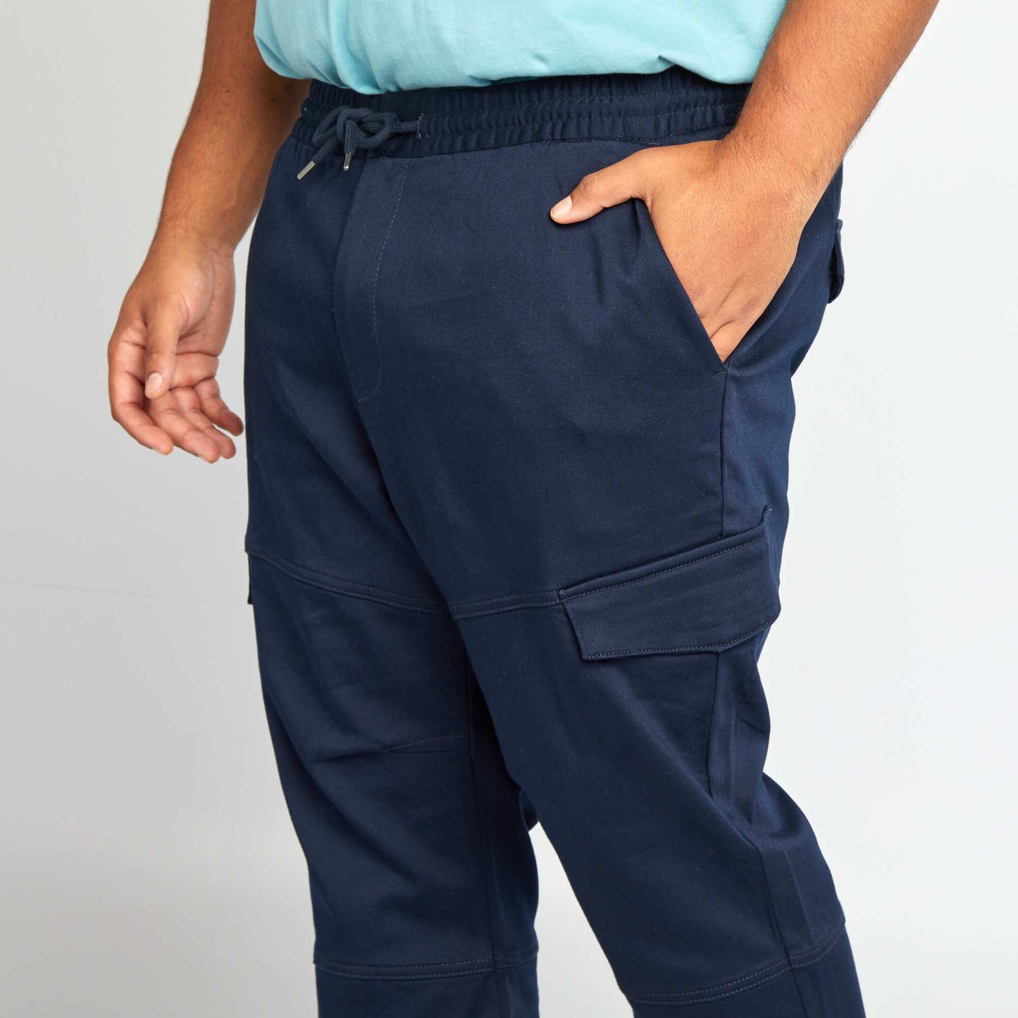 Pantalón con múltiples bolsillos AZUL