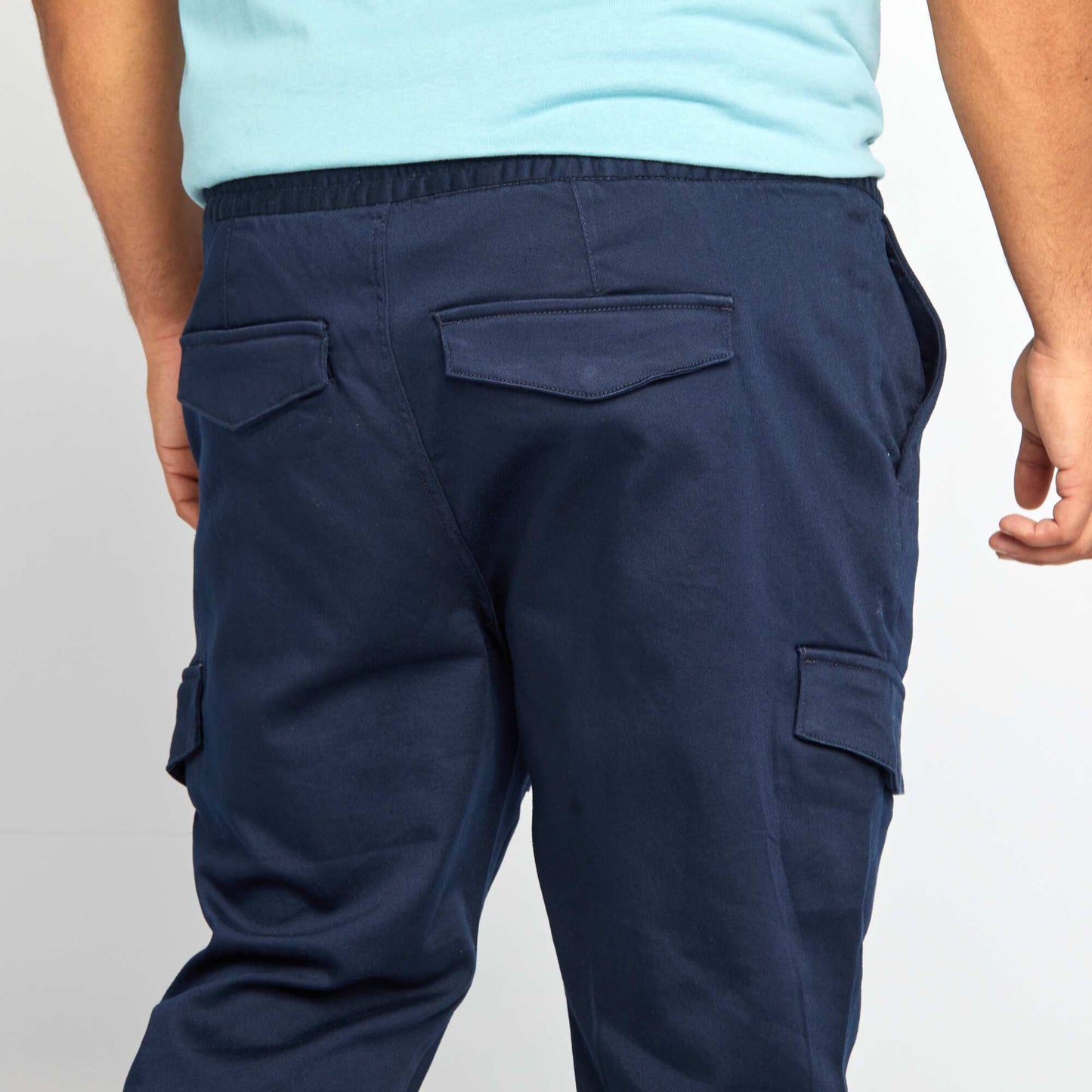 Pantalón con múltiples bolsillos AZUL