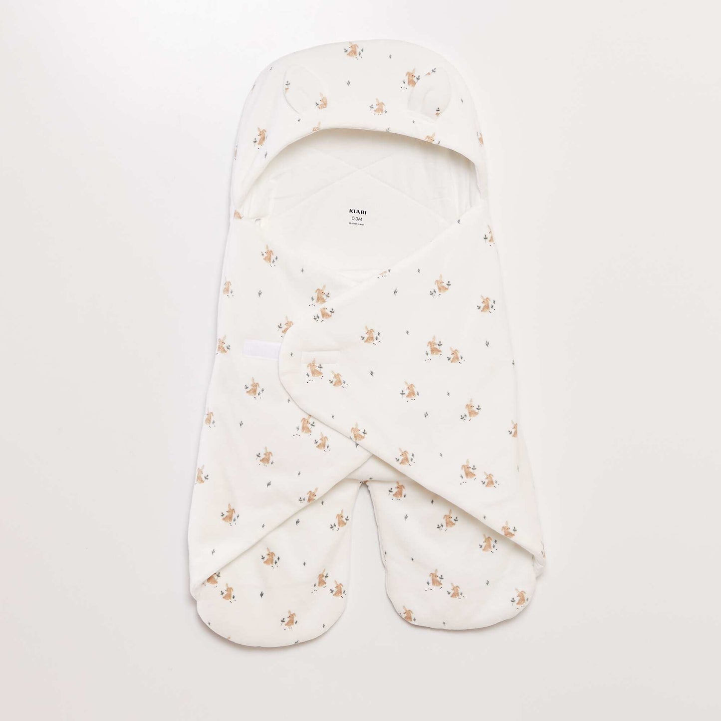 Saquito de bebé estampado BLANCO