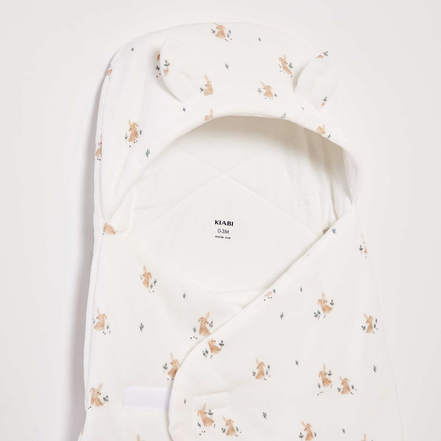 Saquito de bebé estampado BLANCO