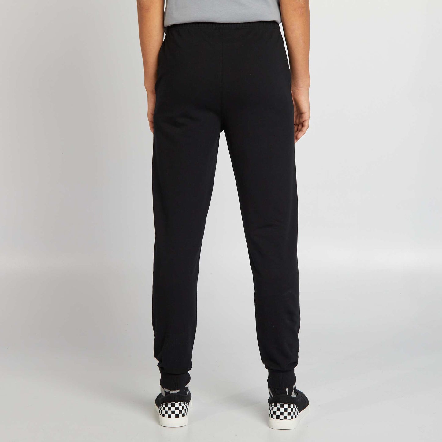 Pantalón de jogging liso negro