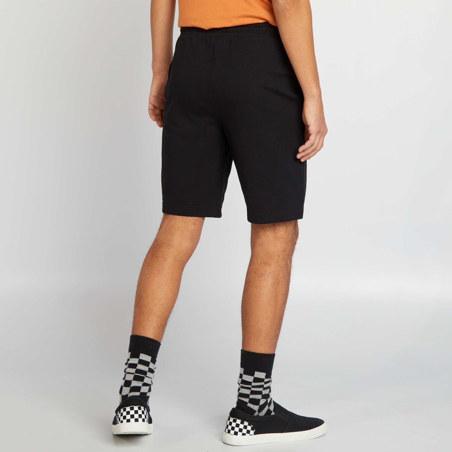 Short de deporte estilo jogger negro