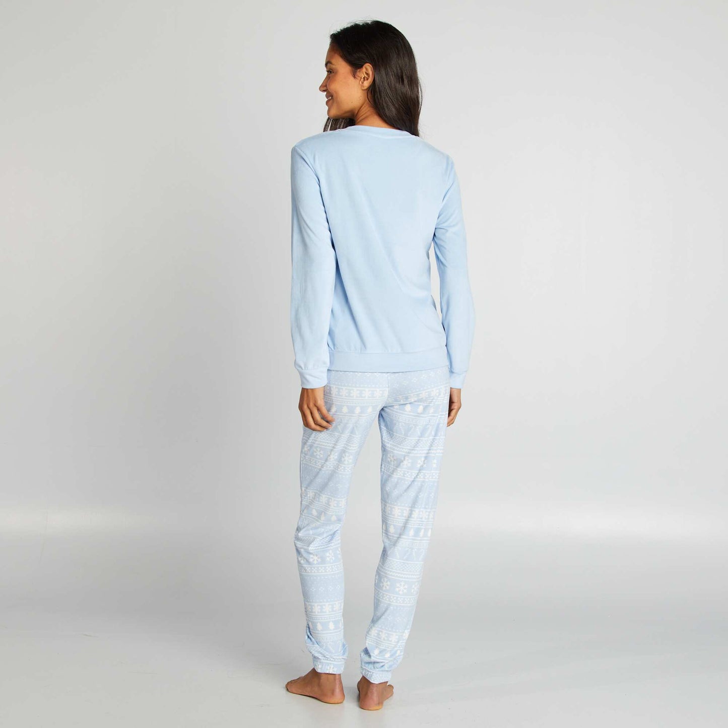 Conjunto de pijama de Navidad 'Stitch' AZUL