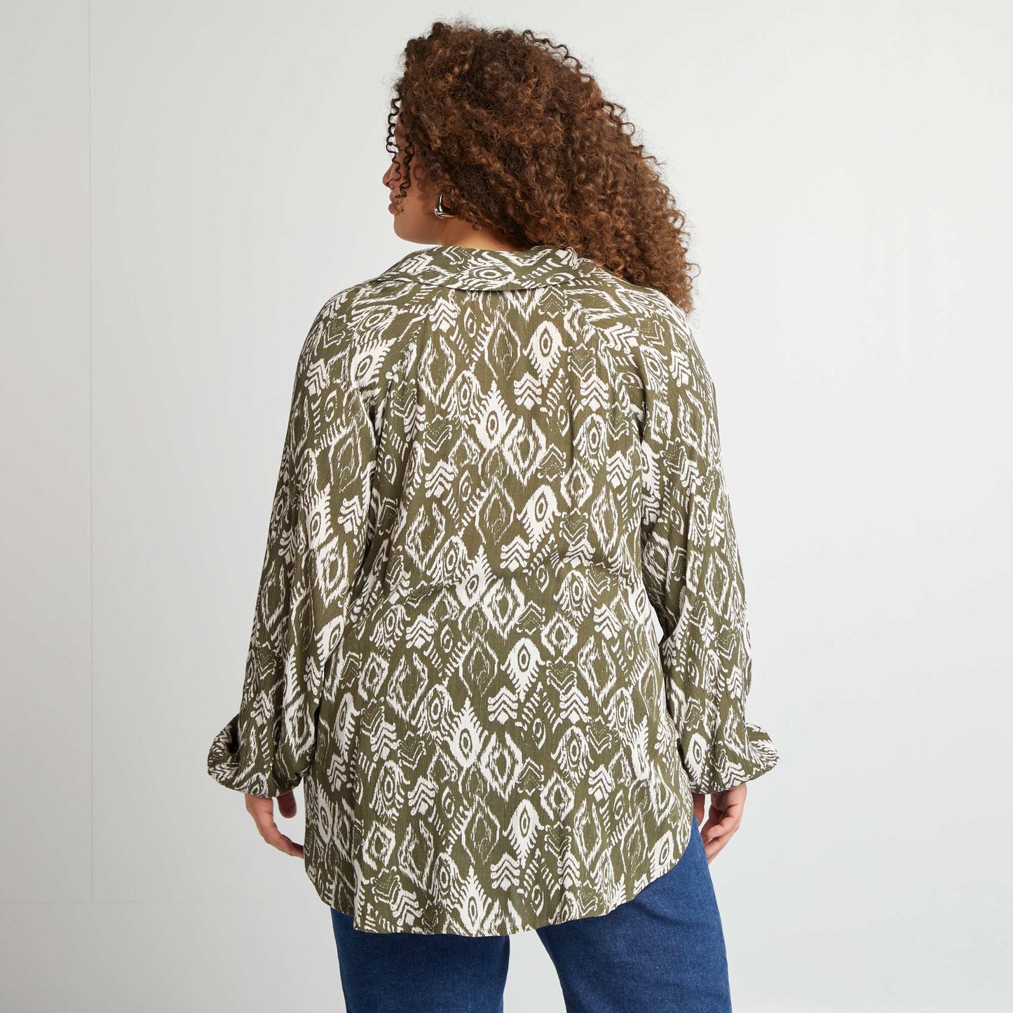 Blusa vaporosa KAKI