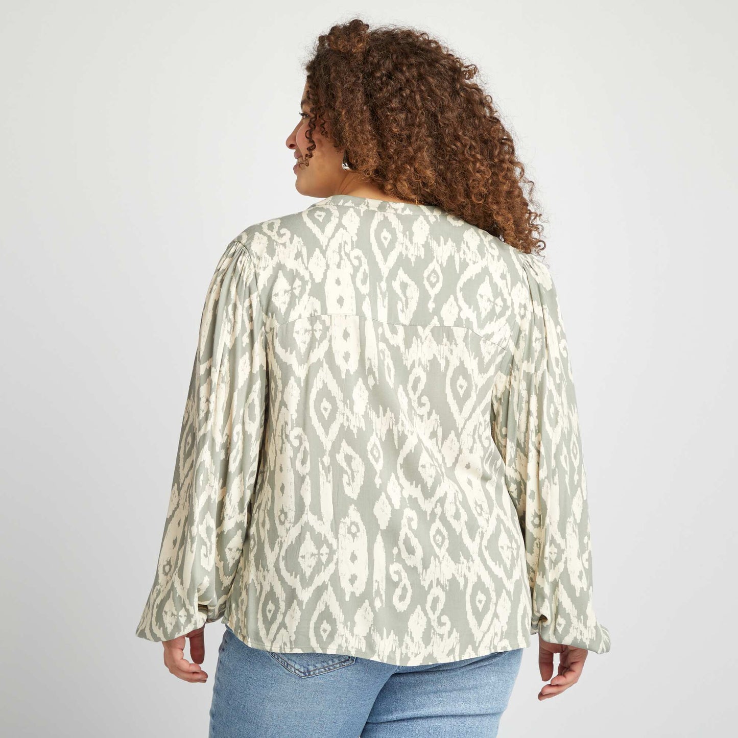 Blusa estampada VERDE