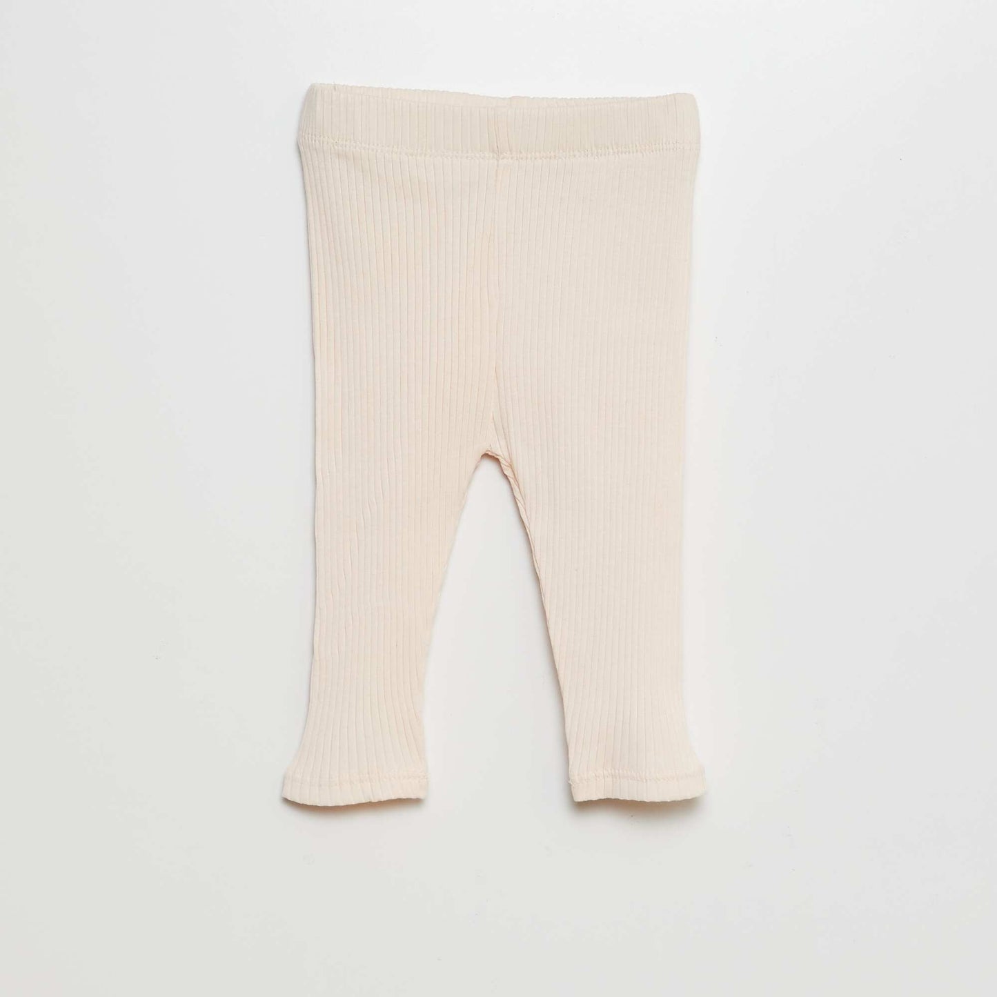 Pack de 2 leggings de canalé BEIGE