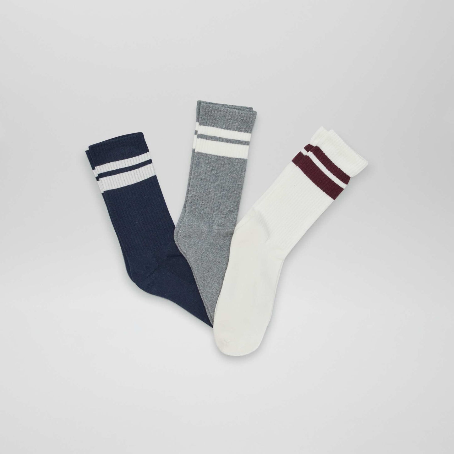 Medias largos de punto - Pack de 3 AZUL
