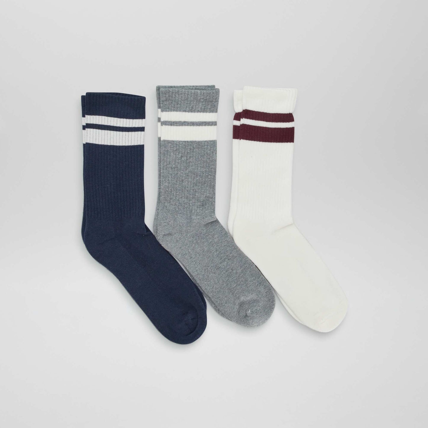 Medias largos de punto - Pack de 3 AZUL