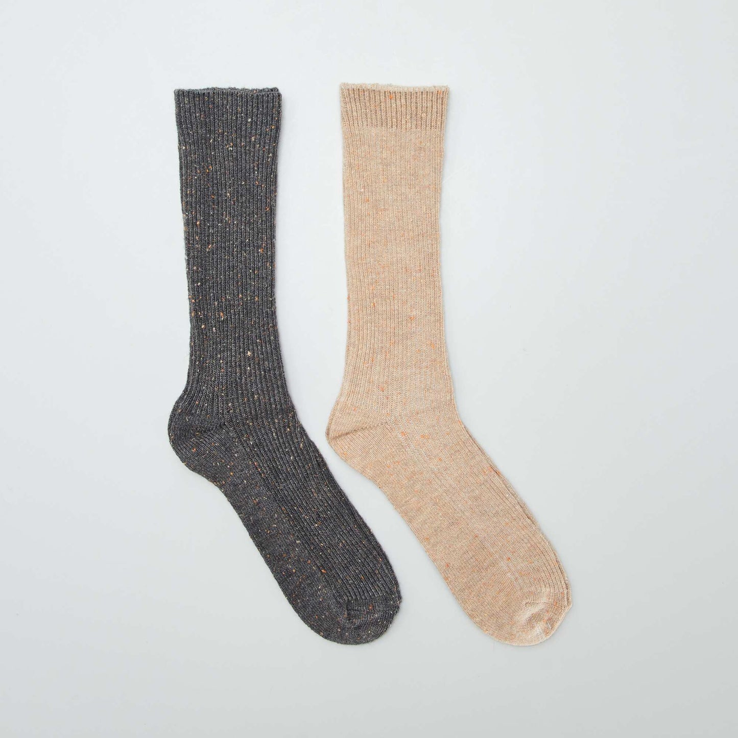 Pack de 2 pares de medias moteados GRIS
