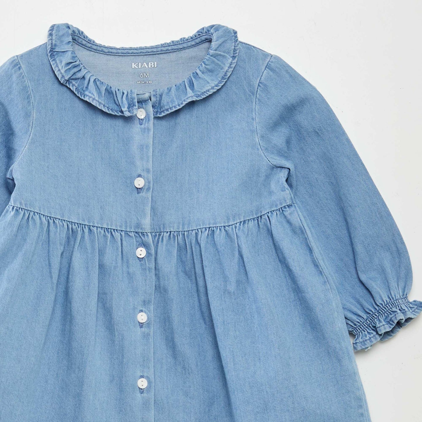 Vestido largo jean AZUL