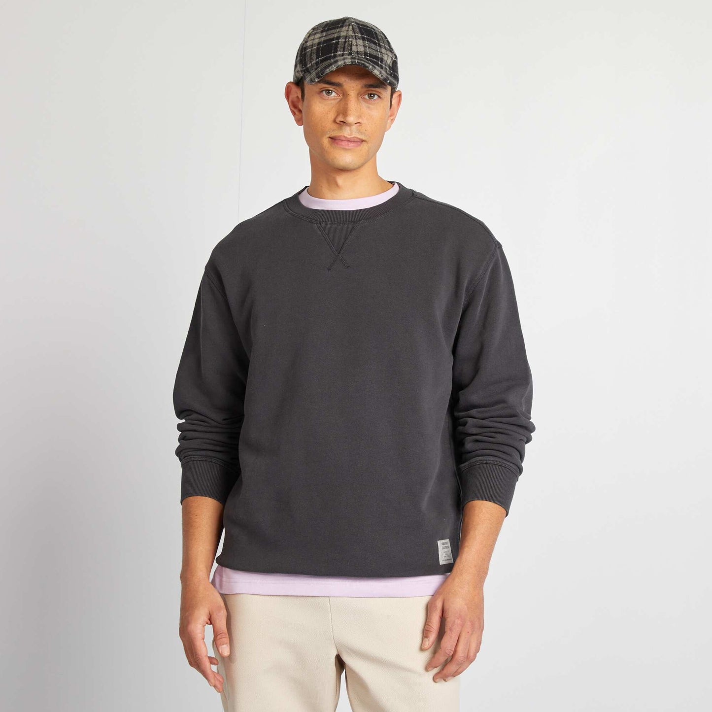 Sweater de punto fino BLANCO
